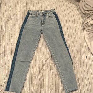 blue pacsun mom jeans 23 size waist